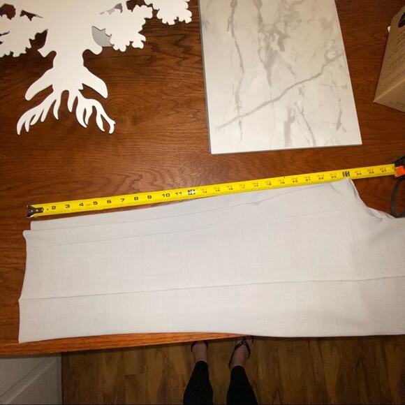 Theory Womens Pants Wool Crop trouser front seam Size 8 - Picture 11 of 12